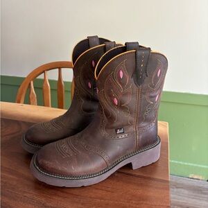 NEW Women’s Justin Cowgirl Boots Size 10